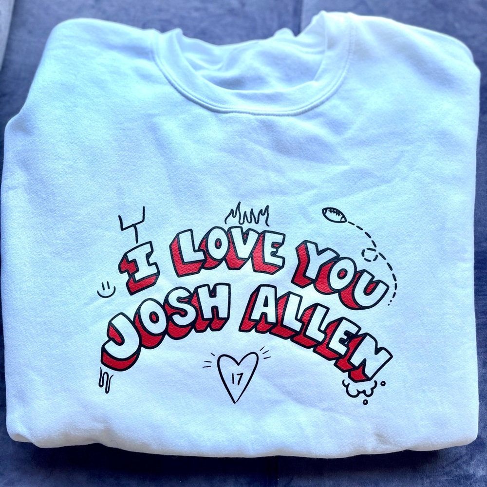 Buffalo Bills ▪️ Josh Allen Sweatshirt ▪️ Size 2XL
